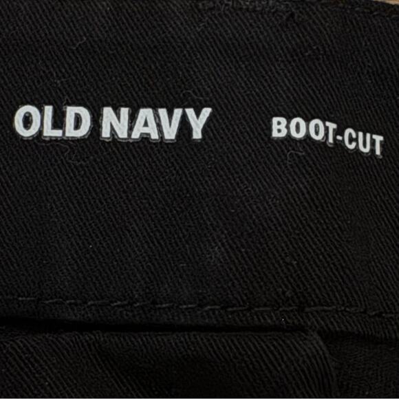 NWT Old Navy black boot cut high-rise khaki pants size 18
 b40 - Picture 2 of 6